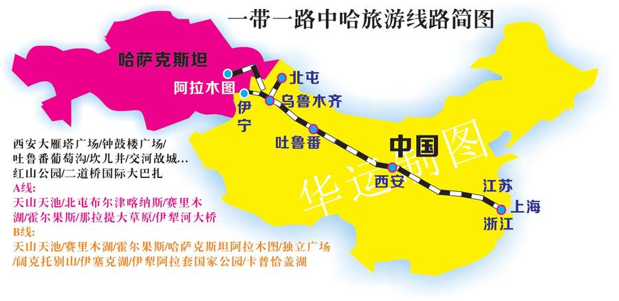 0715中哈旅游年,重走丝绸之路 走进哈萨克斯坦 共享中亚历史文明